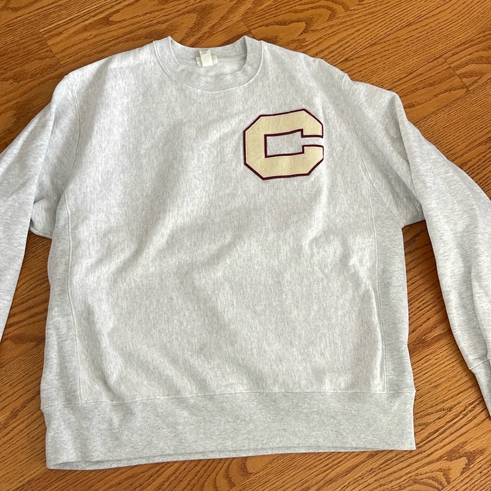 Champion Varsity Letter Sweatshirt size L